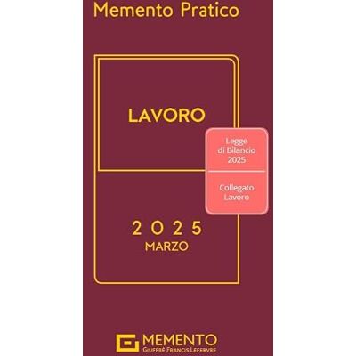 Vari Memento lavoro edizione marzo 2025 Vari Memento lavoro edizione marzo 2025
