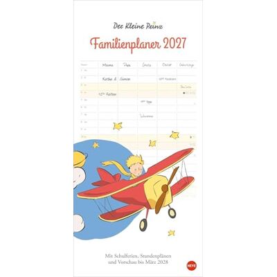 Heye Der Kleine Prinz Familienplaner 2027: Familienkalender mit Motiven aus dem Kinderbuch-Klassiker. Wand-Kalender mit 5 Spalten. Terminkalender für Familien Heye Der Kleine Prinz Familienplaner 2027: Familienkalender mit Motiven aus dem Kinderbuch-Klassiker. Wand-Kalender mit 5 Spalten. Terminkalender für Familien
