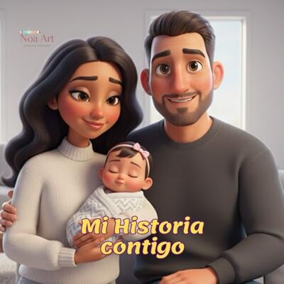 ART Mi Historia Contigo, Edicion Niña (2) Libros de recuerdos de 0 a 5 años.: Baby Memory Book ART Mi Historia Contigo, Edicion Niña (2) Libros de recuerdos de 0 a 5 años.: Baby Memory Book