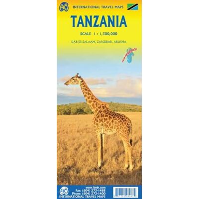XXX TANZANIE WATERPROOF: 1:1300000 XXX TANZANIE WATERPROOF: 1:1300000