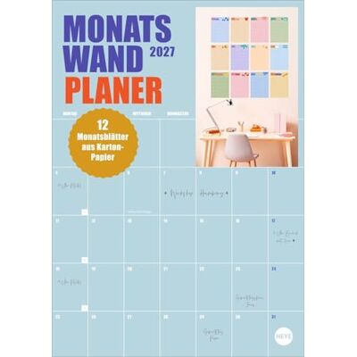 Heye Monats-Wandplaner bunt 2027 12 einzelne Blätter zur individuellen Nutzung: Jahresplaner mit zwölf losen Kalenderblättern. Farbenfrohe ... Zuhause. Wandkalender im Format 21 x 29,7 cm Heye Monats-Wandplaner bunt 2027 12 einzelne Blätter zur individuellen Nutzung: Jahresplaner mit zwölf losen Kalenderblättern. Farbenfrohe ... Zuhause. Wandkalender im Format 21 x 29,7 cm