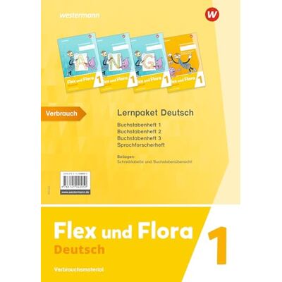 Westermann Flex und Flora Ausgabe 2021. Themenhefte 1 Paket DS: Buchstabenheft 1 / 2 / 3 und Sprachforscherheft / zwei Beilagen: Schreibtabelle und Buchstabenübersicht) Westermann Flex und Flora Ausgabe 2021. Themenhefte 1 Paket DS: Buchstabenheft 1 / 2 / 3 und Sprachforscherheft / zwei Beilagen: Schreibtabelle und Buchstabenübersicht)