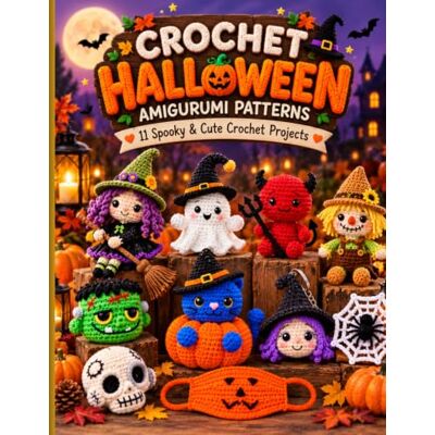 Devi Spooky Stitches: A Halloween Crochet Collection: 11 Cute & Creepy Amigurumi Patterns for Witches, Ghosts, Monsters, Pumpkins, Spiders, Halloween Decorations & Handmade Gifts Devi Spooky Stitches: A Halloween Crochet Collection: 11 Cute & Creepy Amigurumi Patterns for Witches, Ghosts, Monsters, Pumpkins, Spiders, Halloween Decorations & Handmade Gifts