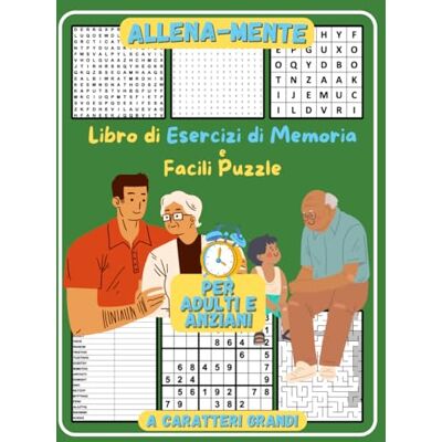 Spinello, Dr A. Allena-Mente Libro di Esercizi di Memoria e facili Puzzle per Adulti e Anziani a Caratteri Grandi: Crucipuzzle, Labirinti, Parole Nascoste, Esercizi di Memoria e tanto altro scritto da un medico Spinello, Dr A. Allena-Mente Libro di Esercizi di Memoria e facili Puzzle per Adulti e Anziani a Caratteri Grandi: Crucipuzzle, Labirinti, Parole Nascoste, Esercizi di Memoria e tanto altro scritto da un medico