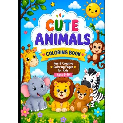 Creative Cute Animals Coloring Book for Kids Ages 5–10: Fun, Easy & Adorable Animal Designs for Little Artists Creative Cute Animals Coloring Book for Kids Ages 5–10: Fun, Easy & Adorable Animal Designs for Little Artists