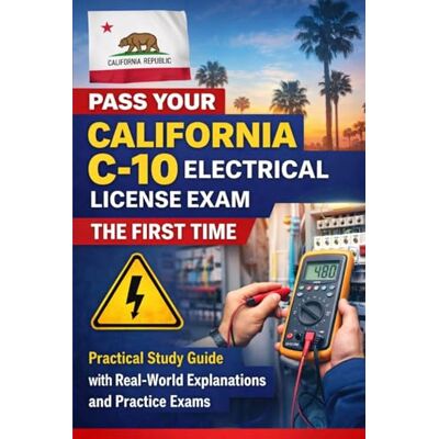 Kirk Pass Your California C-10 Electrical License Exam the First Time: A Practical Electrical Trade Study Guide with 2 Full-Length Practice Exams Kirk Pass Your California C-10 Electrical License Exam the First Time: A Practical Electrical Trade Study Guide with 2 Full-Length Practice Exams