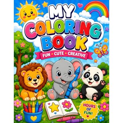 Devi Cute Animals Coloring Book for Kids Ages 3-6: Fun and Easy Animal Coloring Pages for Toddlers, Preschoolers, and Young Children Devi Cute Animals Coloring Book for Kids Ages 3-6: Fun and Easy Animal Coloring Pages for Toddlers, Preschoolers, and Young Children