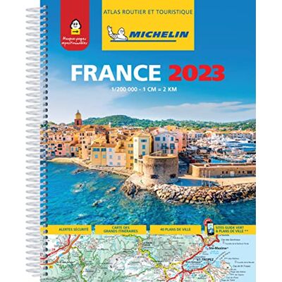 Michelin Atlas Atlas routier France 2023 (A4-Spirale) Michelin Atlas Atlas routier France 2023 (A4-Spirale)