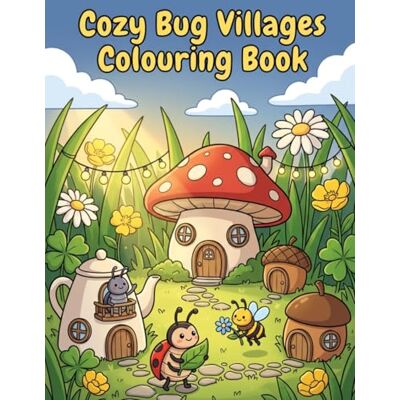 Andersson Cozy Bug Villages Colouring Book: Cute & Relaxing Garden Adventures for Kids Andersson Cozy Bug Villages Colouring Book: Cute & Relaxing Garden Adventures for Kids