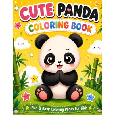 Devi Cute Panda Coloring Book: Fun & Easy Coloring Pages For Kids Ages 4-8 Devi Cute Panda Coloring Book: Fun & Easy Coloring Pages For Kids Ages 4-8