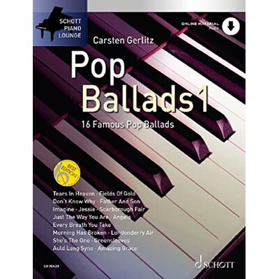 Schott Pop Ballads: 16 bekannte Pop-Balladen. Band 1. Klavier. Ausgabe mit Online-Audiodatei. Schott Pop Ballads: 16 bekannte Pop-Balladen. Band 1. Klavier. Ausgabe mit Online-Audiodatei.