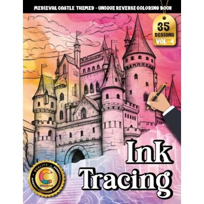 Creative COLOROO Ink Tracing Book: Medieval Castle for Peaceful Escapes and Daily Creativity: Stress Relief Coloring Book for Mindful Adults Unwind Through ... Castles, Stone Bridges, and Royal Landscapes Creative COLOROO Ink Tracing Book: Medieval Castle for Peaceful Escapes and Daily Creativity: Stress Relief Coloring Book for Mindful Adults Unwind Through ... Castles, Stone Bridges, and Royal Landscapes