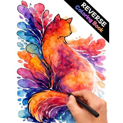 ART Reverse Coloring Book: A relaxing mindfulness activity book. Trace the watercolor shapes to reveal hidden animals. ART Reverse Coloring Book: A relaxing mindfulness activity book. Trace the watercolor shapes to reveal hidden animals.