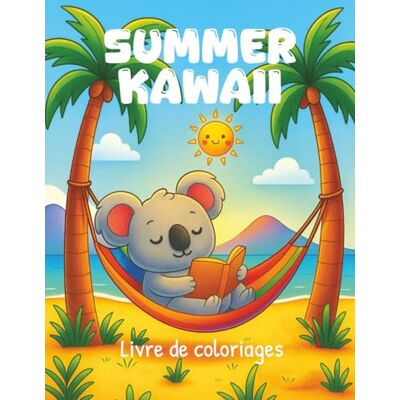 ART Summer Kawaii cahier de 50 coloriages kawaii cute: Coloriage d'animaux cozy et rigolos pour enfants, ados et adultes fans d’univers kawaii ou pour ... vacances d'été zen, relaxante et anti-stress ART Summer Kawaii cahier de 50 coloriages kawaii cute: Coloriage d'animaux cozy et rigolos pour enfants, ados et adultes fans d’univers kawaii ou pour ... vacances d'été zen, relaxante et anti-stress