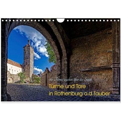 CALVENDO Torri e cancelli (calendario da parete 2026 DIN A4 quer), calendario mensile CALVENDO Torri e cancelli (calendario da parete 2026 DIN A4 quer), calendario mensile