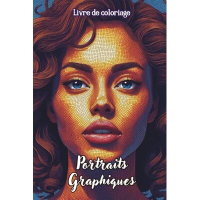 Livre de coloriage Portraits Graphiques: Portraits Graphiques 50 dessins artistiques. Art graphique, mosaïque et pixel. Visages stylisés en lignes ... modernes. Idéal pour la détente et créativité Livre de coloriage Portraits Graphiques: Portraits Graphiques 50 dessins artistiques. Art graphique, mosaïque et pixel. Visages stylisés en lignes ... modernes. Idéal pour la détente et créativité