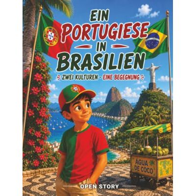 Open Story Ein Portugiese in Brasilien: Kinderbuch über Reise, Freundschaft und Kulturfragen. Lernen, Entdecken, Quiz und Ausmalbilder ab 6 Jahren Open Story Ein Portugiese in Brasilien: Kinderbuch über Reise, Freundschaft und Kulturfragen. Lernen, Entdecken, Quiz und Ausmalbilder ab 6 Jahren