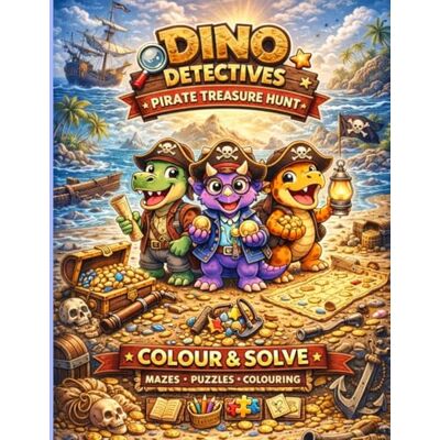 Garmin Dino Detectives: Pirate Treasure Hunt: A Colour & Solve Activity Book for Kids Aged 4-8. Mazes, Puzzles & More! Garmin Dino Detectives: Pirate Treasure Hunt: A Colour & Solve Activity Book for Kids Aged 4-8. Mazes, Puzzles & More!