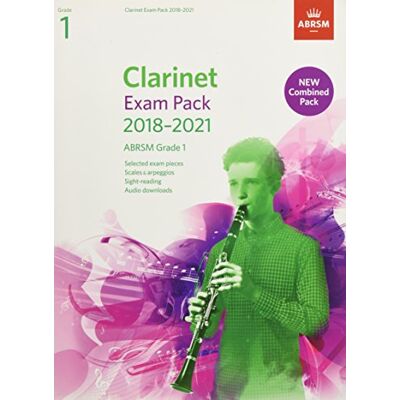 ABRSM Clarinet Exam Pack 2018-2021, Grade 1: Selected from the 2018-2021 syllabus. Score & Part, Audio Downloads, Scales & Sight-Reading ABRSM Clarinet Exam Pack 2018-2021, Grade 1: Selected from the 2018-2021 syllabus. Score & Part, Audio Downloads, Scales & Sight-Reading
