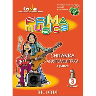 Massimo Liverotti Primamusica Chitarra Acustica Elettrica Vol. 3 Metodo Bambini Ragazzi 5-11 Anni Libro Didattico Brani Basi Audio MP3 Spartiti Progressivi Plettro Studio Lezioni Scuola Musica Massimo Liverotti Primamusica Chitarra Acustica Elettrica Vol. 3 Metodo Bambini Ragazzi 5-11 Anni Libro Didattico Brani Basi Audio MP3 Spartiti Progressivi Plettro Studio Lezioni Scuola Musica