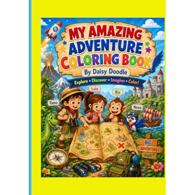 Daisy Tech My Amazing Adventure Coloring Book: 30 Fun and Exciting Coloring Adventures for Kids Daisy Tech My Amazing Adventure Coloring Book: 30 Fun and Exciting Coloring Adventures for Kids
