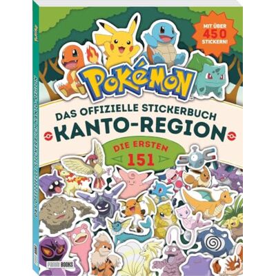 Panini Pokémon: Das offizielle Stickerbuch Kanto-Region Die ersten 151: Buch mit 52 Lexika-Seiten und über 450 Stickern! Panini Pokémon: Das offizielle Stickerbuch Kanto-Region Die ersten 151: Buch mit 52 Lexika-Seiten und über 450 Stickern!