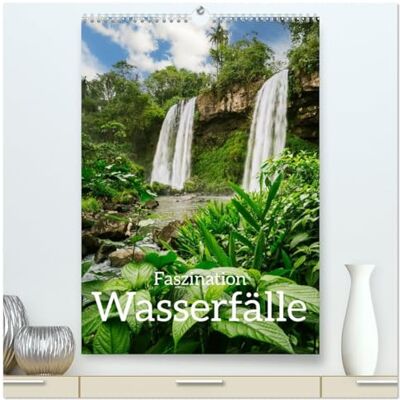 Becker Faszination Wasserfälle (hochwertiger Premium Wandkalender 2026 DIN A2 hoch), Kunstdruck in Hochglanz: Magie des Wassers Becker Faszination Wasserfälle (hochwertiger Premium Wandkalender 2026 DIN A2 hoch), Kunstdruck in Hochglanz: Magie des Wassers