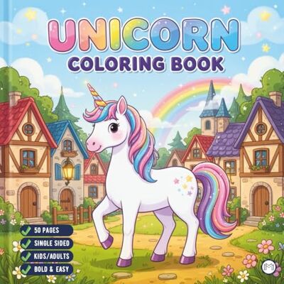 ART Cute Unicorn Coloring Book for Adults Kids Boys Girls Teens: Cool Fantasy Unicorn Activity Coloring Book for Children Birthday Gift Bold and Easy ... Simple Cozy Rainbow Unicorn Coloring Book ART Cute Unicorn Coloring Book for Adults Kids Boys Girls Teens: Cool Fantasy Unicorn Activity Coloring Book for Children Birthday Gift Bold and Easy ... Simple Cozy Rainbow Unicorn Coloring Book