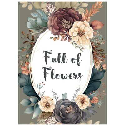 Avery Full of Flowers: An Addictive Flower Coloring Book for Adults, Teens: 40 Unique Floral Designs for Relaxation & Creative Joy Custom Designs No AI Avery Full of Flowers: An Addictive Flower Coloring Book for Adults, Teens: 40 Unique Floral Designs for Relaxation & Creative Joy Custom Designs No AI