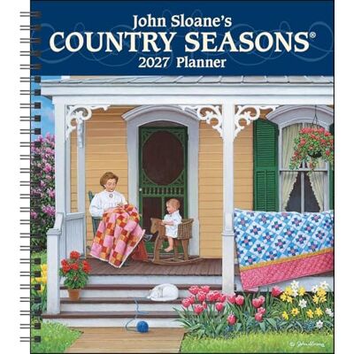Sloane, John John Sloane's Country Seasons® 12-Month 2027 Monthly/Weekly Planner Calendar Sloane, John John Sloane's Country Seasons® 12-Month 2027 Monthly/Weekly Planner Calendar