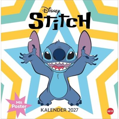 Heye Stitch Broschurkalender 2027: Tolle Motive für alle Fans des frechen blauen Disney-Helden, bekannt aus Lilo & Stitch. Praktischer Wandkalender 2027 zum Eintragen, 29,5 x 30 cm Heye Stitch Broschurkalender 2027: Tolle Motive für alle Fans des frechen blauen Disney-Helden, bekannt aus Lilo & Stitch. Praktischer Wandkalender 2027 zum Eintragen, 29,5 x 30 cm