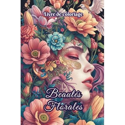 Livre de coloriage Beautés Florales: 50 portraits floraux – femmes, fleurs et art zen pour la détente, la relaxation, la méditation, la créativité, l’inspiration. Idéal anti-stress, TDAH. Livre de coloriage Beautés Florales: 50 portraits floraux – femmes, fleurs et art zen pour la détente, la relaxation, la méditation, la créativité, l’inspiration. Idéal anti-stress, TDAH.