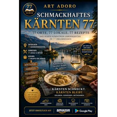 ART SCHMACKHAFTES KÄRNTEN 77 Eine kulinarische Reise durch ein unterschätztes Land: 77 Orte. 77 Geschichten. 77 Rezepte. Und ein See, der von der ersten bis zur letzten Seite stumm zusieht. ART SCHMACKHAFTES KÄRNTEN 77 Eine kulinarische Reise durch ein unterschätztes Land: 77 Orte. 77 Geschichten. 77 Rezepte. Und ein See, der von der ersten bis zur letzten Seite stumm zusieht.