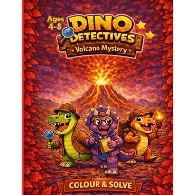 Garmin Dino Detectives: Volcano Mystery: A Colour & Solve Adventure Book for Kids Aged 4-8 Garmin Dino Detectives: Volcano Mystery: A Colour & Solve Adventure Book for Kids Aged 4-8