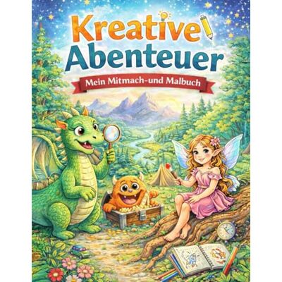 ART Kreative Abenteuer! Mein Mitmach und Malbuch: Über 80 Seiten zum Ausmalen und Selbstgestalten. Entspannung, Förderung der Kreativität und Konzentration, tolles Geschenk für Jungen und Mädchen ART Kreative Abenteuer! Mein Mitmach und Malbuch: Über 80 Seiten zum Ausmalen und Selbstgestalten. Entspannung, Förderung der Kreativität und Konzentration, tolles Geschenk für Jungen und Mädchen