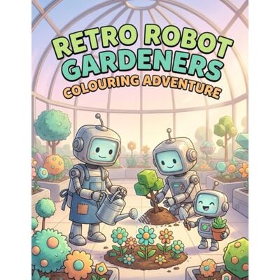 Andersson Robot Gardeners: Retro Colouring Book Andersson Robot Gardeners: Retro Colouring Book