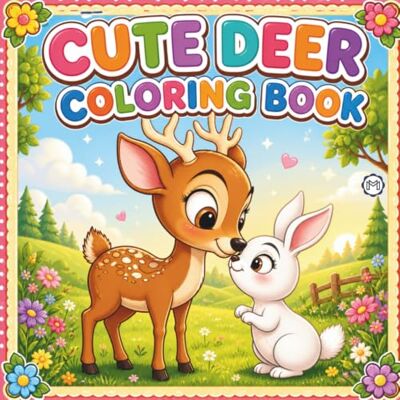 ART Cute Deer Coloring Pages for Kids and Adults Relaxing Wildlife Coloring Book for Stress Relief: Baby Deer Coloring Book for All Ages Fun Deer Coloring ... Featuring Deer Engaging Deer Coloring Sheets ART Cute Deer Coloring Pages for Kids and Adults Relaxing Wildlife Coloring Book for Stress Relief: Baby Deer Coloring Book for All Ages Fun Deer Coloring ... Featuring Deer Engaging Deer Coloring Sheets