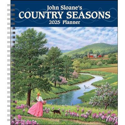 Sloane, John John Sloane's Country Seasons 12-Month 2025 Monthly/Weekly Planner Calendar Sloane, John John Sloane's Country Seasons 12-Month 2025 Monthly/Weekly Planner Calendar
