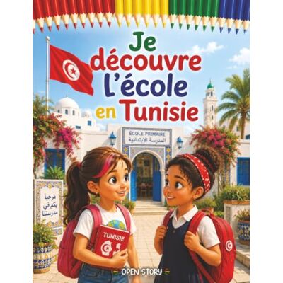 Open Story Je découvre l'école en Tunisie: Un voyage chaleureux en Afrique du Nord, de la blouse d'écolier, des lettres arabes, du français et du couscous – Avec quiz et coloriages Open Story Je découvre l'école en Tunisie: Un voyage chaleureux en Afrique du Nord, de la blouse d'écolier, des lettres arabes, du français et du couscous – Avec quiz et coloriages