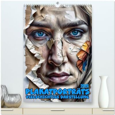 Braun Plakatporträts, vielschichtige Darstellung (hochwertiger Premium Wandkalender 2026 DIN A2 hoch), Kunstdruck in Hochglanz: Nonverbale Botschaft von der Plakatwand Braun Plakatporträts, vielschichtige Darstellung (hochwertiger Premium Wandkalender 2026 DIN A2 hoch), Kunstdruck in Hochglanz: Nonverbale Botschaft von der Plakatwand