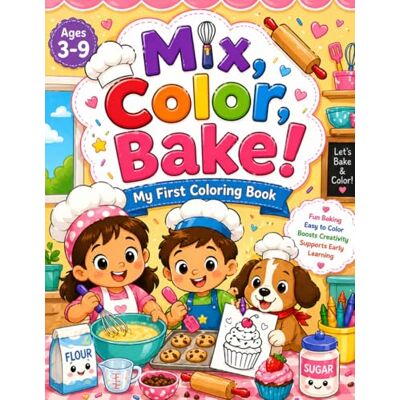 Devi Baking Coloring Book for Kids Ages 3-9: Fun and Easy Dessert Coloring Pages with Cakes, Cupcakes, Cookies & Cute Kitchen Scenes for Toddlers and Young Children Devi Baking Coloring Book for Kids Ages 3-9: Fun and Easy Dessert Coloring Pages with Cakes, Cupcakes, Cookies & Cute Kitchen Scenes for Toddlers and Young Children