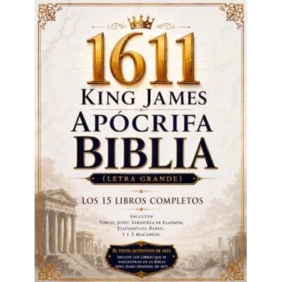 Anonymous Biblia Apócrifa King James de 1611 Ilustrada en Español (Letra Grande): Los 15 Libros Completos que Incluyen Tobías, Judit, Sabiduría de Salomón, Eclesiástico, Baruc, 1 y 2 Macabeos Anonymous Biblia Apócrifa King James de 1611 Ilustrada en Español (Letra Grande): Los 15 Libros Completos que Incluyen Tobías, Judit, Sabiduría de Salomón, Eclesiástico, Baruc, 1 y 2 Macabeos