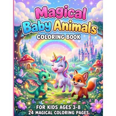 Silva Magical Baby Animals Coloring Book Silva Magical Baby Animals Coloring Book