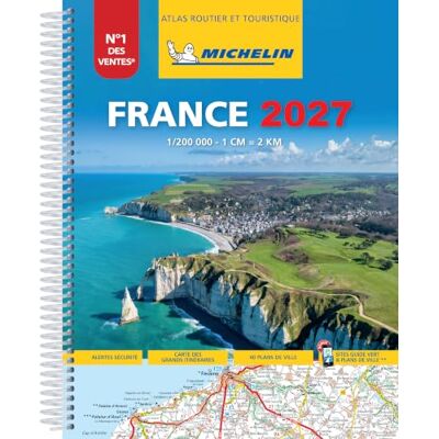 Michelin Atlas France 2027 Spirale Michelin Atlas France 2027 Spirale