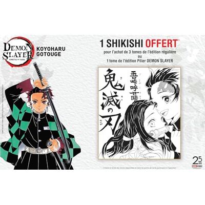 PANINI Colis 60 exemplaires OP Demon Slayer Shikishi PANINI Colis 60 exemplaires OP Demon Slayer Shikishi