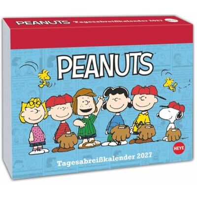 Heye Peanuts Tagesabreißkalender 2027: Kleiner Kalender mit Aufsteller für die tägliche Dosis Snoopy, Charlie Brown und Co. Die Kult-Comics von Charles M. Schulz im Kalenderformat Heye Peanuts Tagesabreißkalender 2027: Kleiner Kalender mit Aufsteller für die tägliche Dosis Snoopy, Charlie Brown und Co. Die Kult-Comics von Charles M. Schulz im Kalenderformat