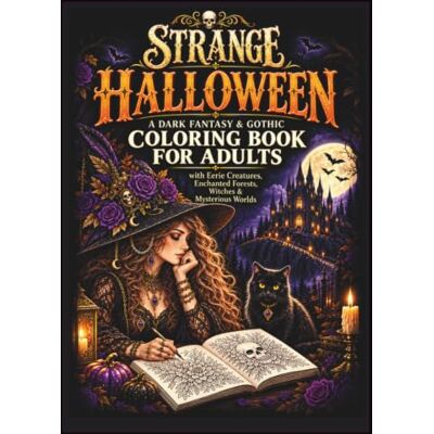 Solis STRANGE HALLOWEEN: A Dark Fantasy & Gothic Coloring Book for Adults with Eerie Creatures, Enchanted Forests, Witches & Mysterious Worlds Solis STRANGE HALLOWEEN: A Dark Fantasy & Gothic Coloring Book for Adults with Eerie Creatures, Enchanted Forests, Witches & Mysterious Worlds