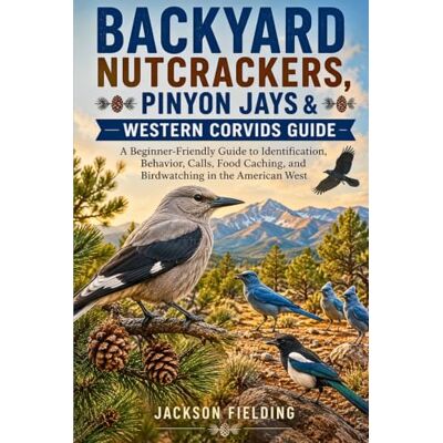 Jackson Backyard Nutcrackers, Pinyon Jays & Western Corvids Guide: A Beginner-Friendly Guide to Identification, Behavior, Calls, Food Caching, and Birdwatching in the American West Jackson Backyard Nutcrackers, Pinyon Jays & Western Corvids Guide: A Beginner-Friendly Guide to Identification, Behavior, Calls, Food Caching, and Birdwatching in the American West