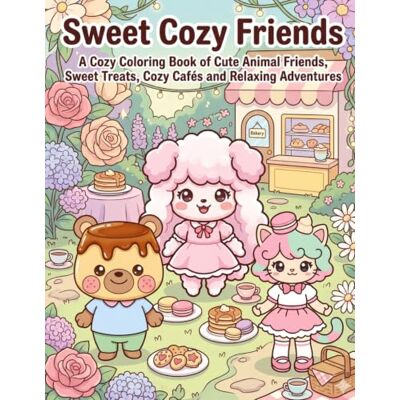 ART Sweet Cozy Friends: A Cozy Coloring Book of Cute Animal Friends, Sweet Treats, Cozy Cafés and Relaxing Adventures ART Sweet Cozy Friends: A Cozy Coloring Book of Cute Animal Friends, Sweet Treats, Cozy Cafés and Relaxing Adventures
