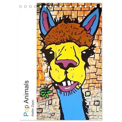 M. Zippo, Katja Pop Art Animals Atelier Zippo (Tischkalender 2026 DIN A5 hoch), Monatskalender: Farbenfrohe Tierporträts im Pop Art Stil M. Zippo, Katja Pop Art Animals Atelier Zippo (Tischkalender 2026 DIN A5 hoch), Monatskalender: Farbenfrohe Tierporträts im Pop Art Stil